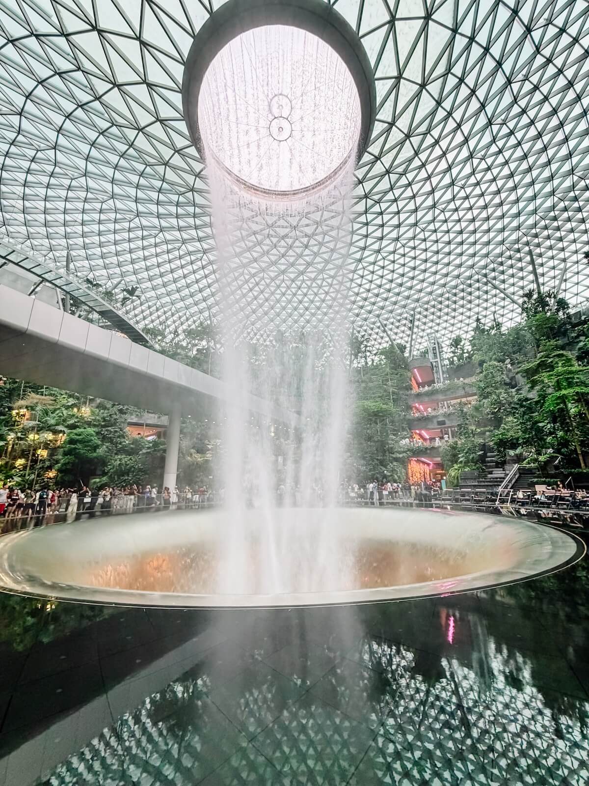 changi airport rain vortex.
