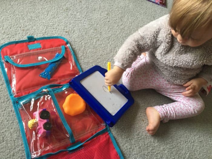 DIY Travel activity packs for 1 year olds