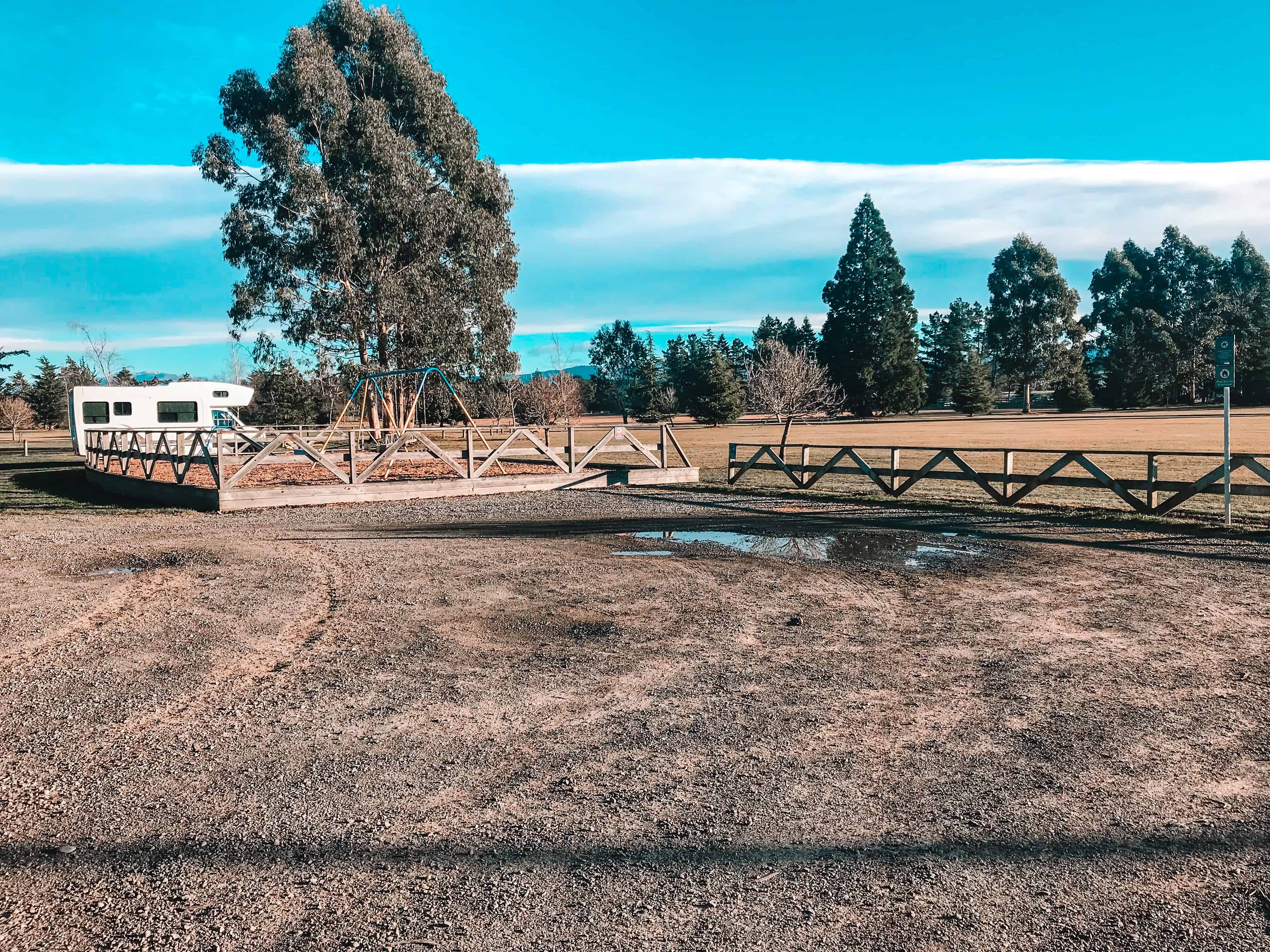 Campgrounds south island New Zealand Cust Domain