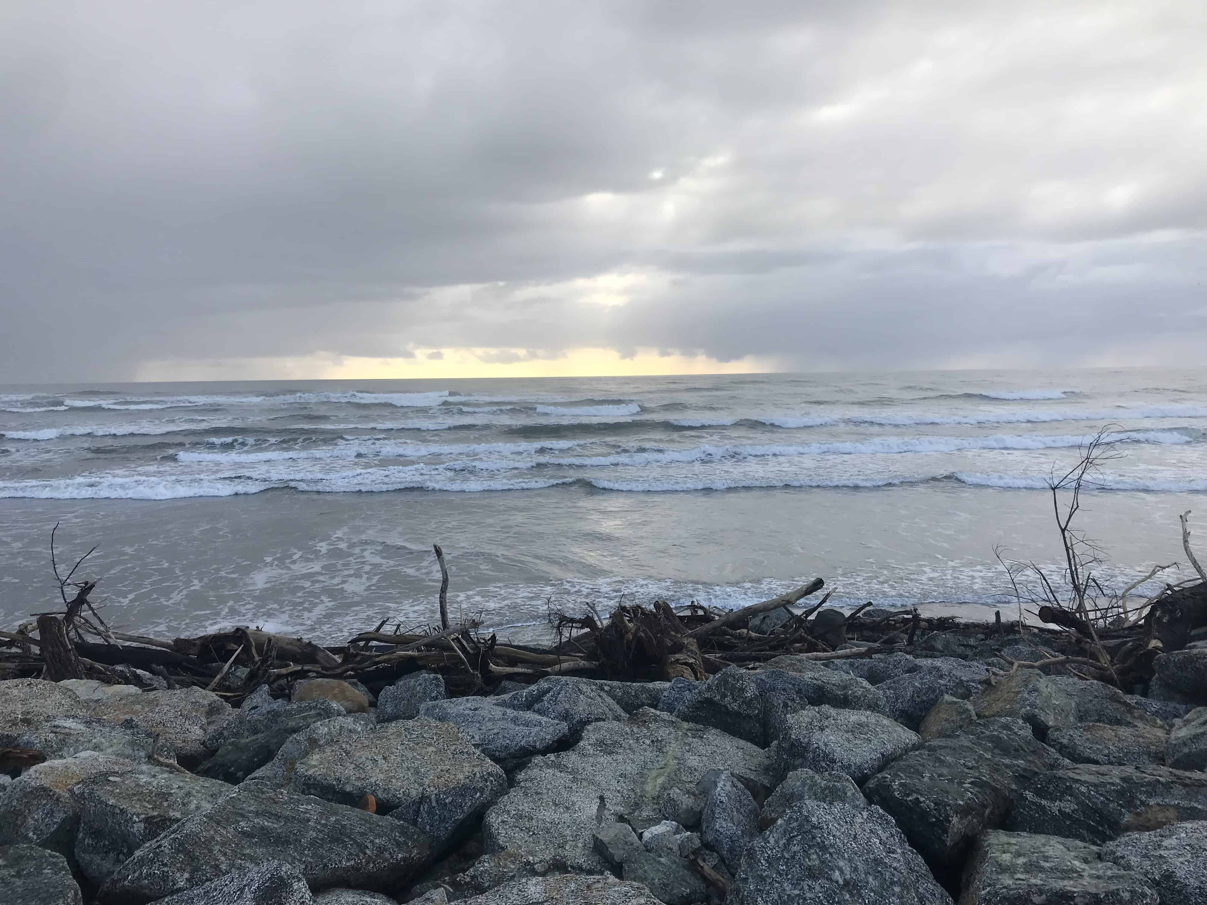 New Zealand South Island itinerary Greymouth freedom campsite