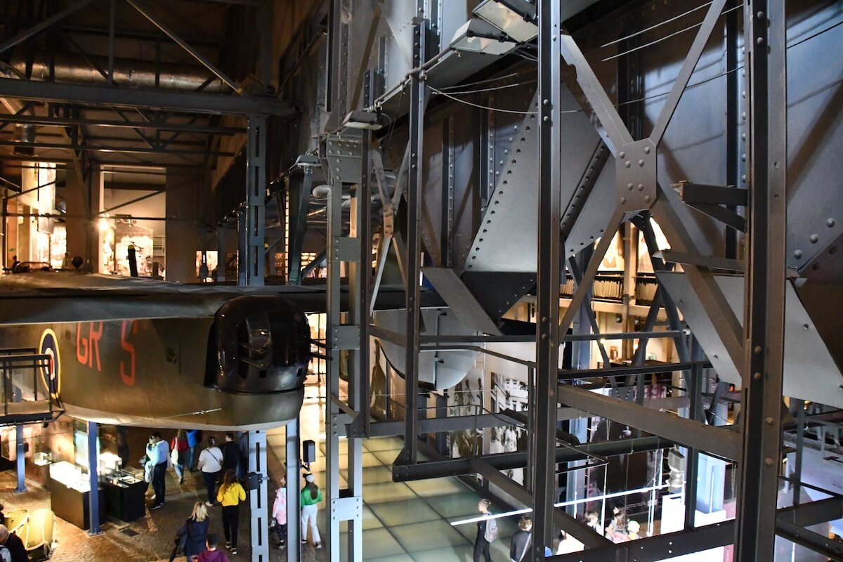 inside the warsaw uprising museum in warsaw.