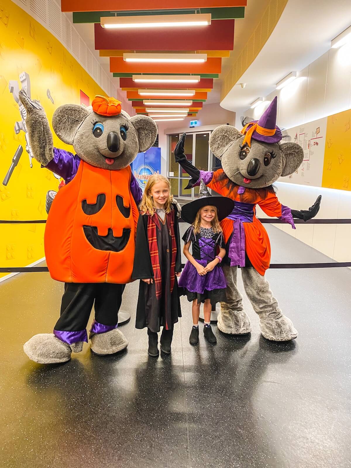 Dreamworld halloween party with kenny and belinda.