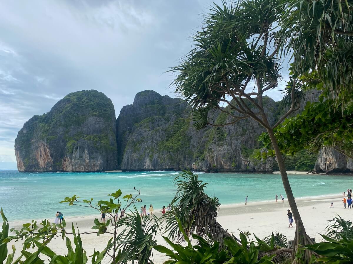 maya bay in phi phi islands.