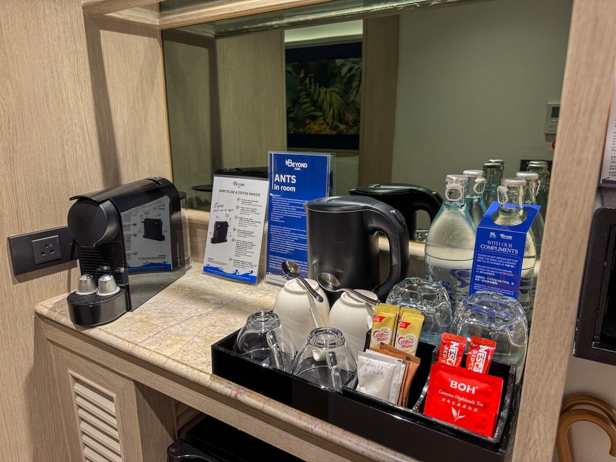 tea and coffee facilities at beyond kata resort.