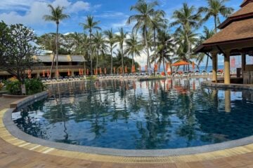 swimming pool at beyond kata resort.