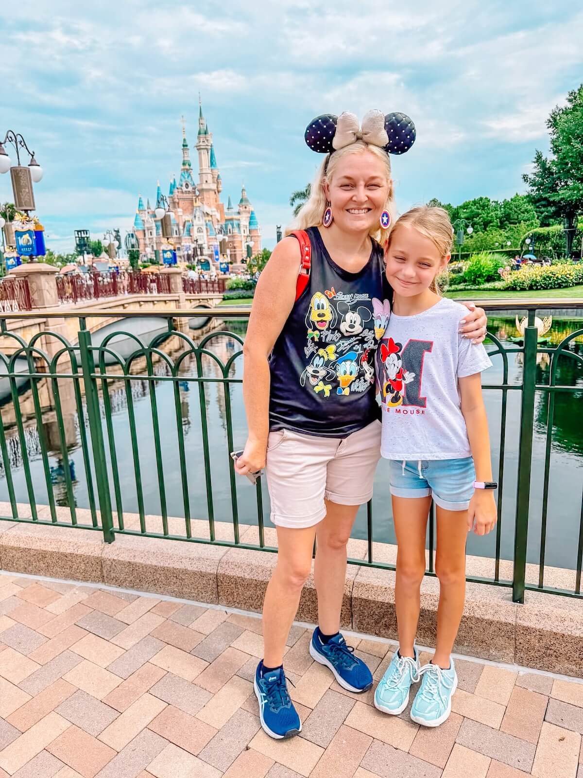 shanghai disneyland in summer.