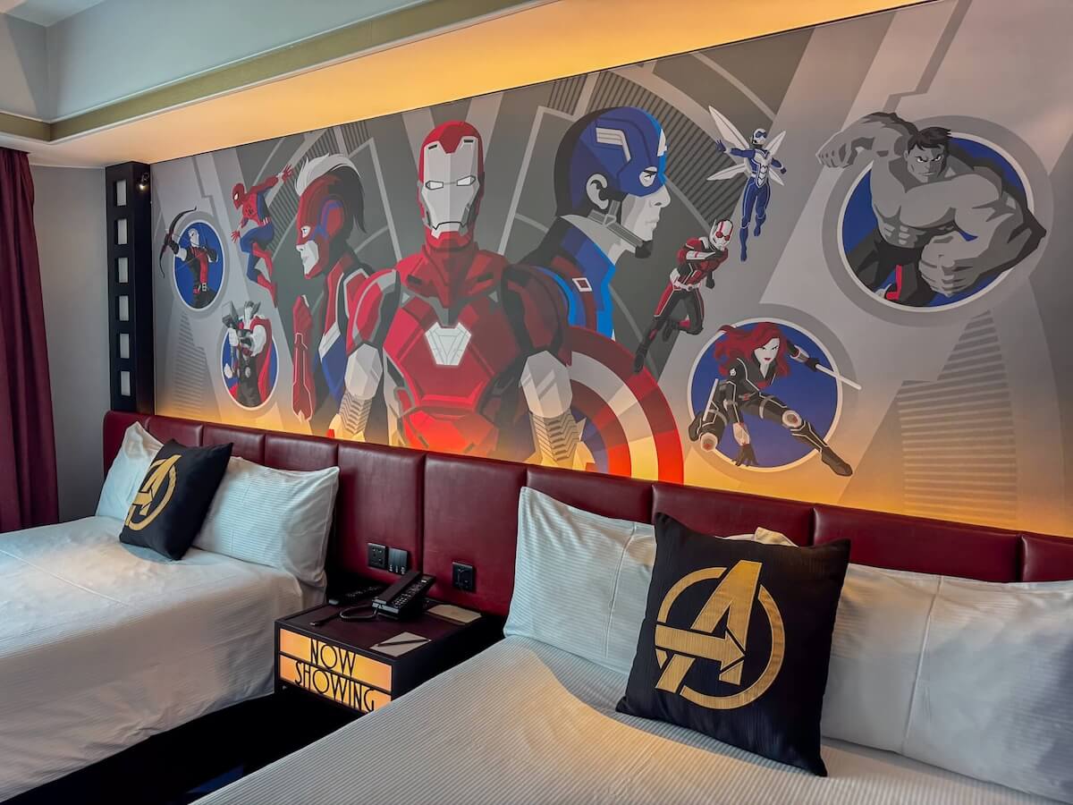 marvel theme disney room.