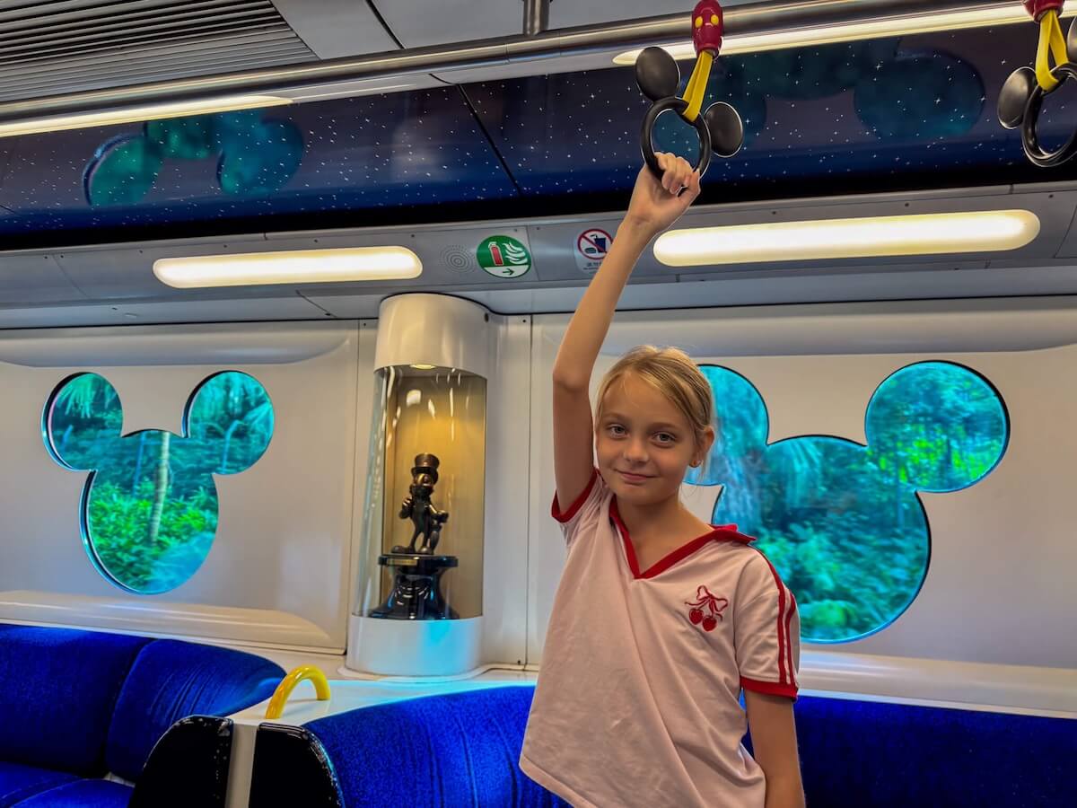 hong kong disneyland resort line train.