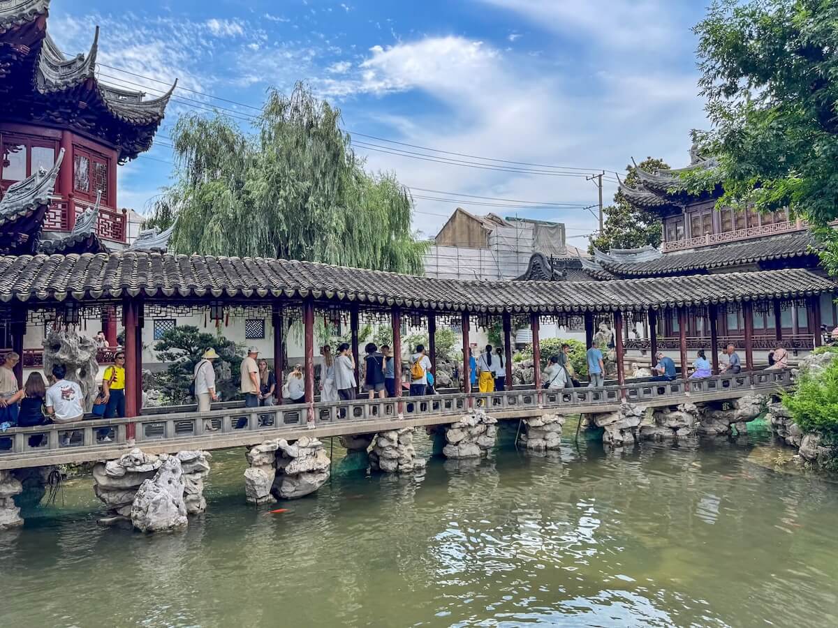 shanghai water town bridge.