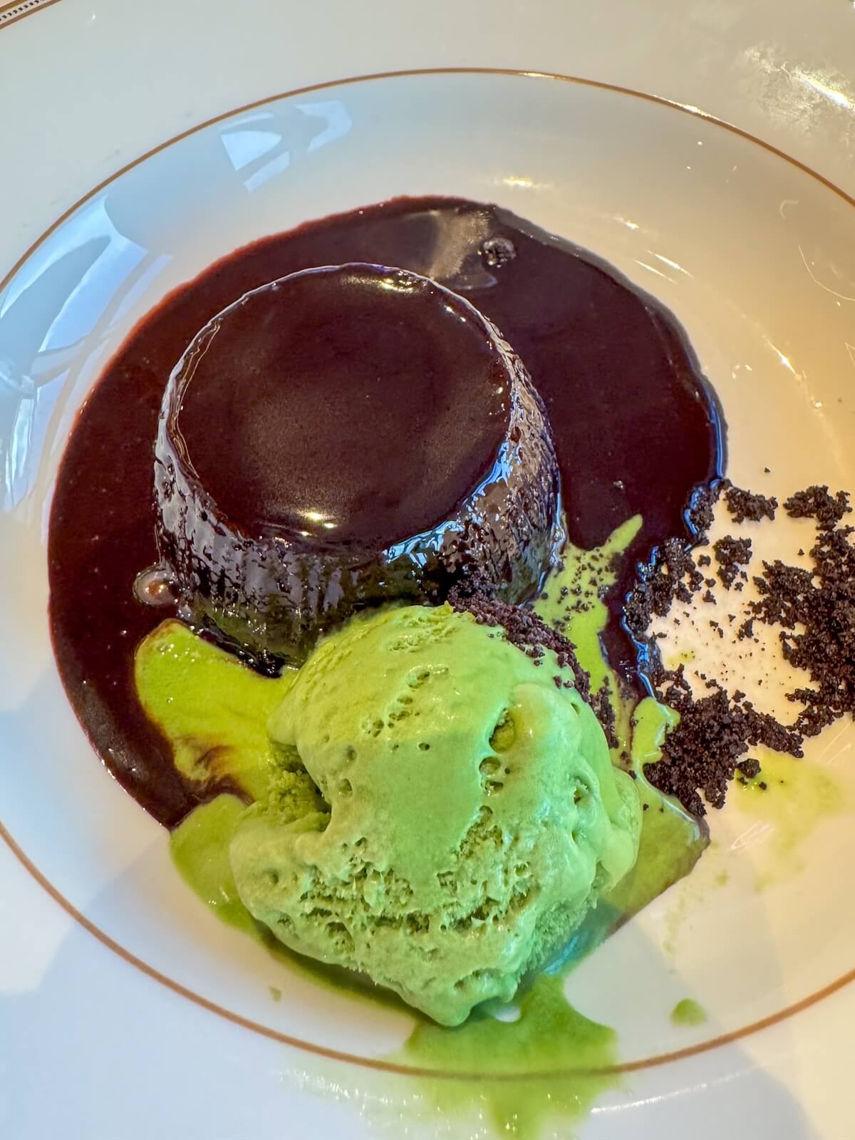chocolate lava cake.