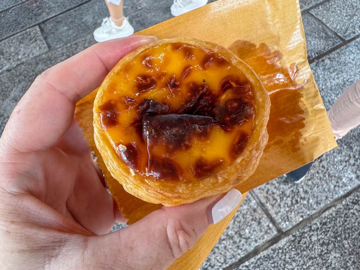 portuguese egg tart.