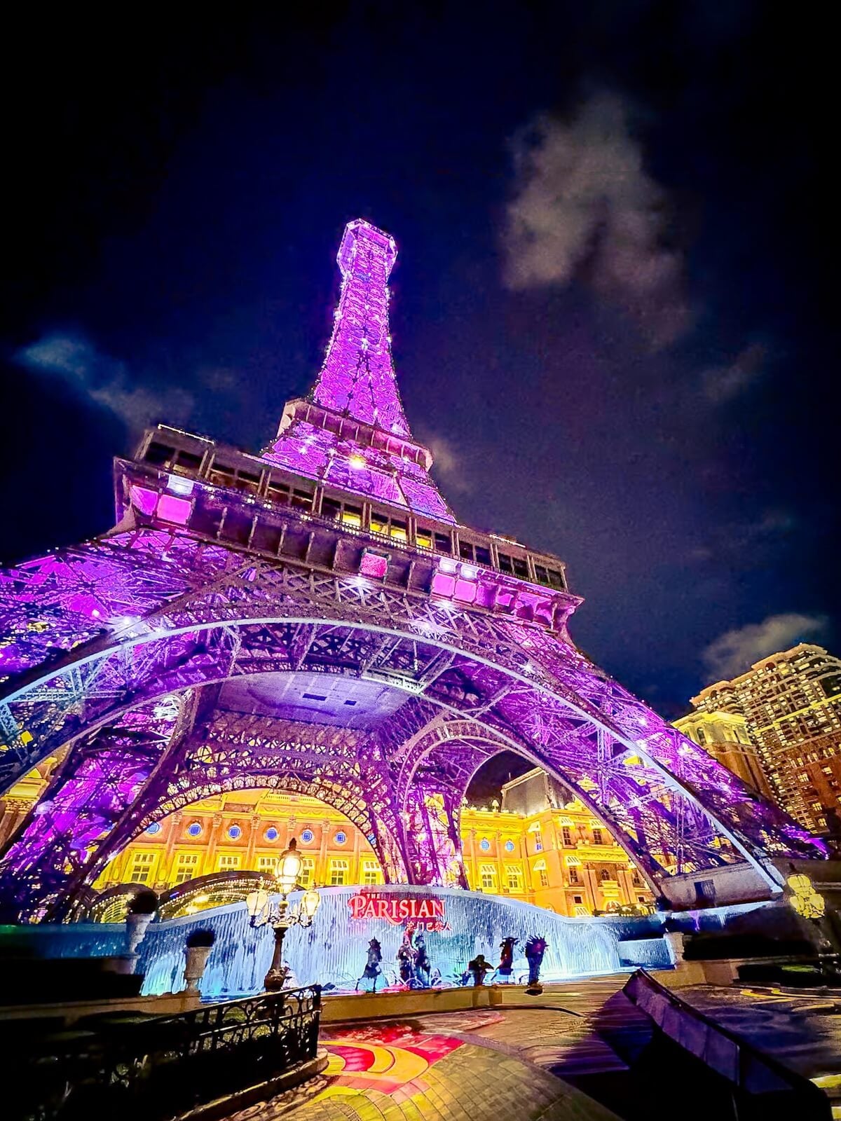 the parisian macau eiffel tower.