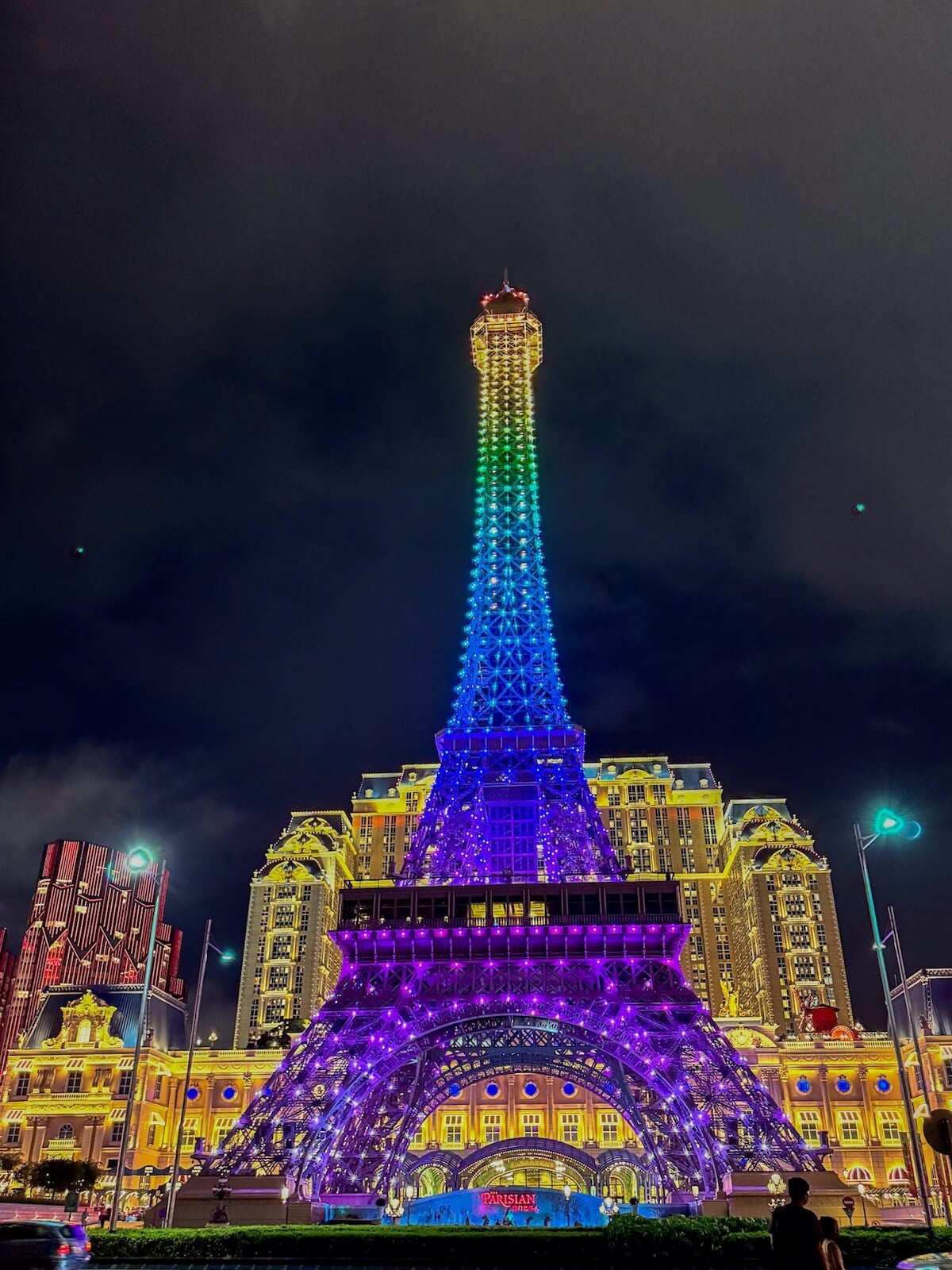 the parisian eiffel tower macau.