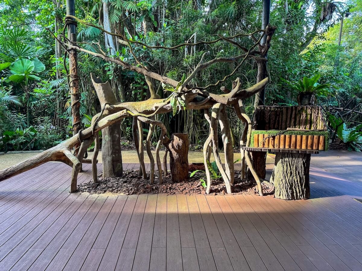 breakfast at singapore zoo.