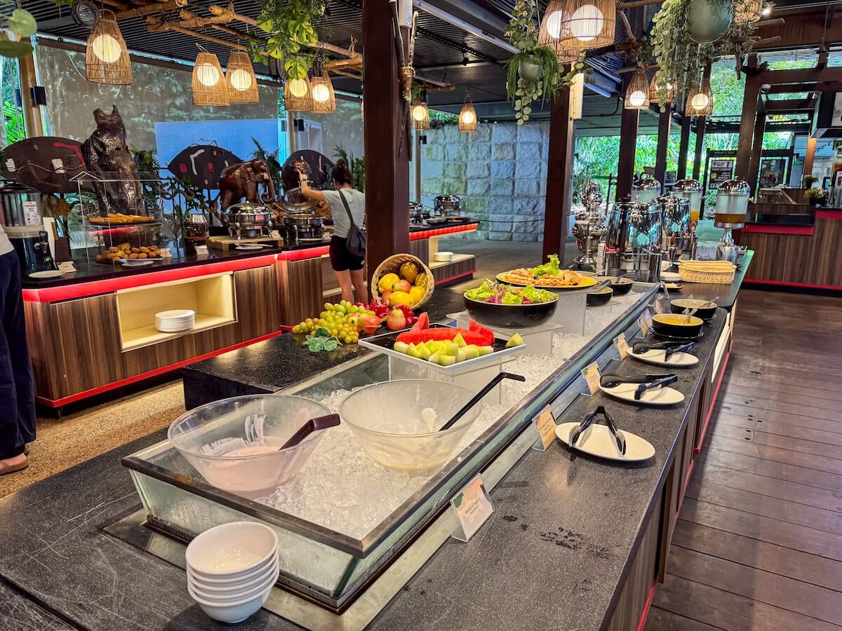 breakfast in the wild buffet.