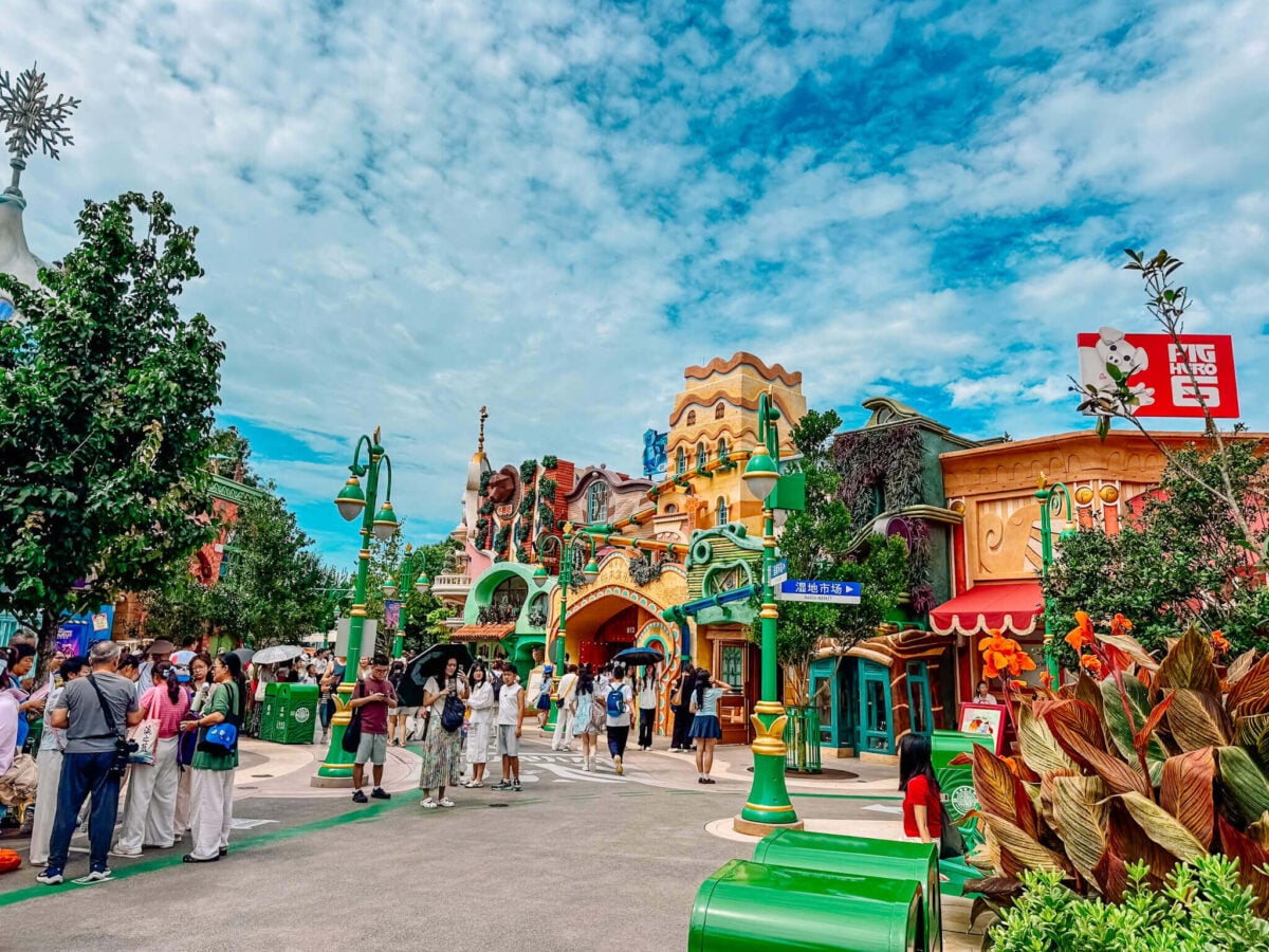 zootopia land at shanghai disneyland.